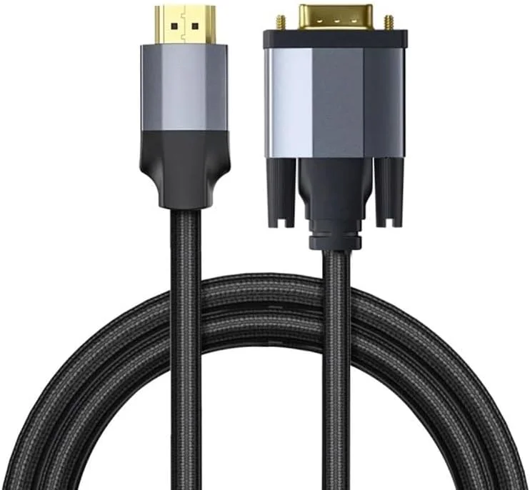 مبدل کابل MICROWARE HD 1080P سازگار با HDMI به VGA، تبدیل کننده ویدیو و صدا نر به نر برای پروژکتور، مانیتور، لپ تاپ، کامپیوتر، تی وی باکس، ایکس باکس، PS4 مبدل کابل MICROWARE HD 1080P سازگار با HDMI به VGA، تبدیل کننده ویدیو و صدا نر به نر برای پروژکتور، مانیتور، لپ تاپ، کامپیوتر، تی وی باکس، ایکس باکس، PS4