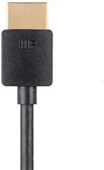 کابل HDMI پرسرعت Monoprice - 124184 - طول 90 سانتی متر - مشکی | ممتاز تایید شده، 4K@60Hz، HDR، 18Gbps، 36AWG، YUV، 4:4:4 - سری فوق العاده باریک