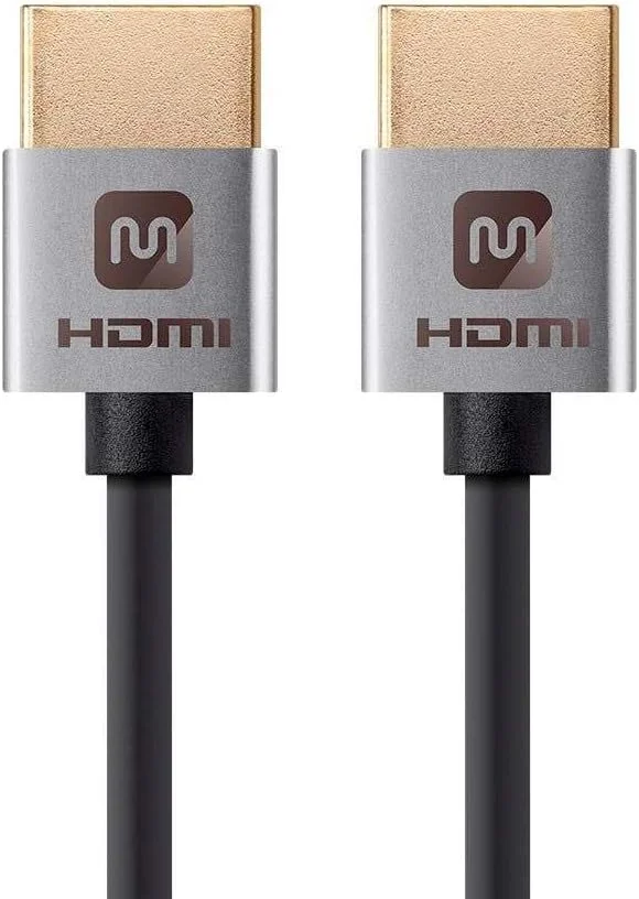 کابل HDMI پرسرعت Monoprice - 182.8 سانتی متر - مشکی، 4K@60Hz، HDR، 18Gbps، 36AWG، YUV 4: - سری Ultra Slim