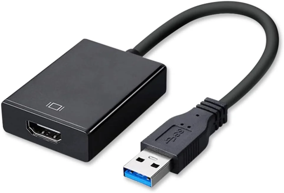 تبدیل USB به HDMI نئوتایملی، تبدیل کننده کابل گرافیک ویدیویی USB 3.0/2.0 به HDMI 1080P با صدا برای کامپیوتر، لپ تاپ، پروژکتور، HDTV سازگار با ویندوز XP 7/8/8.1/10 تبدیل USB به HDMI نئوتایملی، تبدیل کننده کابل گرافیک ویدیویی USB 3.0/2.0 به HDMI 1080P با صدا برای کامپیوتر، لپ تاپ، پروژکتور، HDTV سازگار با ویندوز XP 7/8/8.1/10