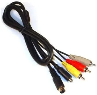 کابل صوتی و تصویری RCA و S-Video مدل VMC-15FS VMC15FS AV A/V جایگزین محصولات MPF برای مدل های دوربین فیلمبرداری سونی Handycam (مدل های سازگار در زیر ذکر شده است)