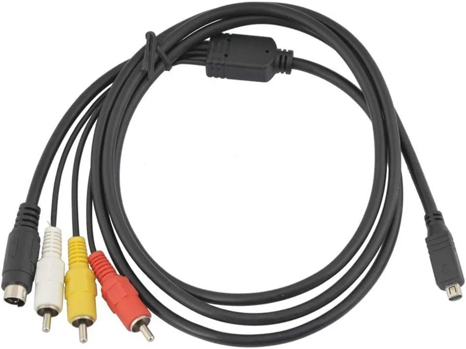 کابل AV به طول 1.5 متر برای دوربین های فیلمبرداری سونی Handycam Mini DV و DVD - مشکی (1 عدد) کابل AV به طول 1.5 متر برای دوربین های فیلمبرداری سونی Handycam Mini DV و DVD - مشکی (1 عدد)