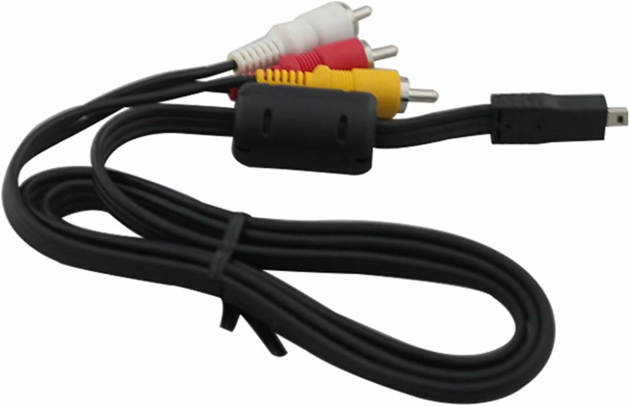 کابل صوتی و تصویری Oushengsi EG-CP16 مناسب برای دوربین های D3200, D5200, D5300, P520, D7200, D3200 V1 AV, کابل صوتی و تصویری استریو ABS دوربین SLR مدل D7100