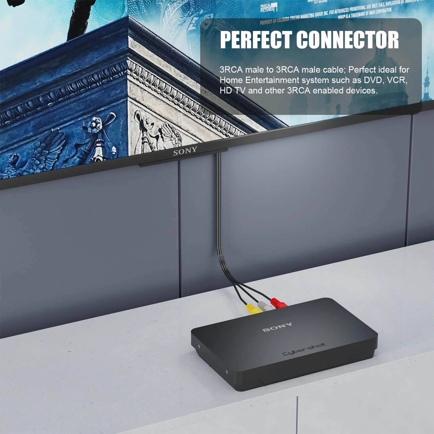 کابل های RCA، کابل 3RCA صوتی و تصویری PANPEO با روکش طلای 24K برای اتصال اجزای صوتی و تصویری AV نر به نر برای آمپلی فایر سینمای خانگی، تلویزیون، سیستم های استریو - 1.5 متر کابل های RCA، کابل 3RCA صوتی و تصویری PANPEO با روکش طلای 24K برای اتصال اجزای صوتی و تصویری AV نر به نر برای آمپلی فایر سینمای خانگی، تلویزیون، سیستم های استریو - 1.5 متر