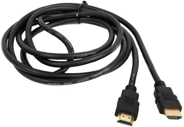 کابل HDMI 2.1 گلواستر 8K دو متری مشکی - اتصال پرسرعت، ایده آل برای تلویزیون ها و مانیتورهای دارای پشتیبانی از 8K، انتقال ویدئو و صدا