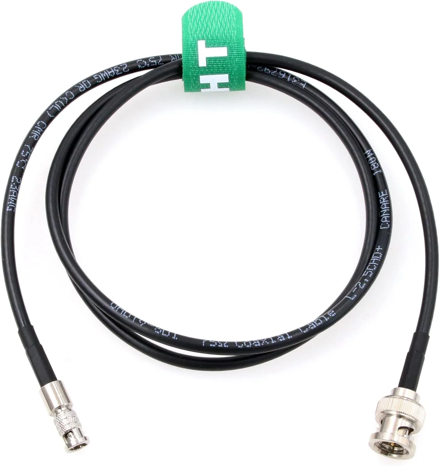 کابل ویدیویی کواکسیال SDI با کیفیت بالا HD Micro BNC به BNC استاندارد 4K 6G برای مانیتور Blackmagic Video Assist 5 اینچ و دوربین Micro Studio Camera 4K G2 ATEM 1080p50، طول 80 سانتی متر