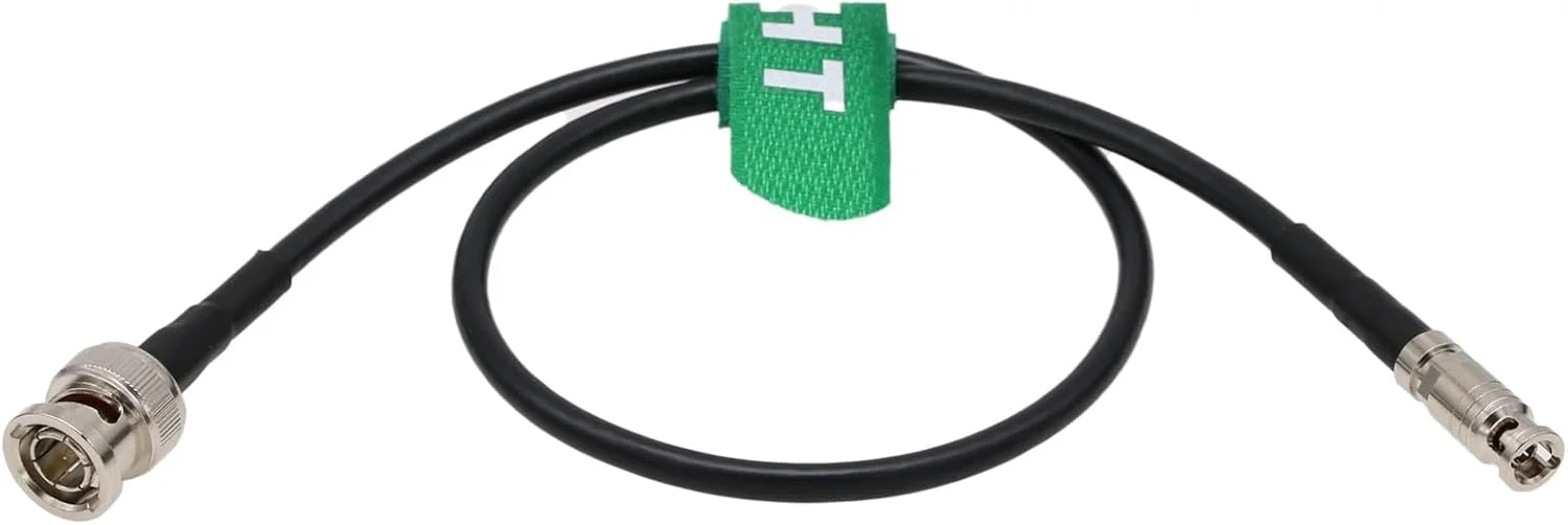 کابل ویدیویی کواکسیال SDI با کیفیت بالا HD Micro BNC به BNC استاندارد 4K 6G برای مانیتور Blackmagic Video Assist 5 اینچ و دوربین Micro Studio Camera 4K G2 ATEM 1080p50، طول 80 سانتی متر