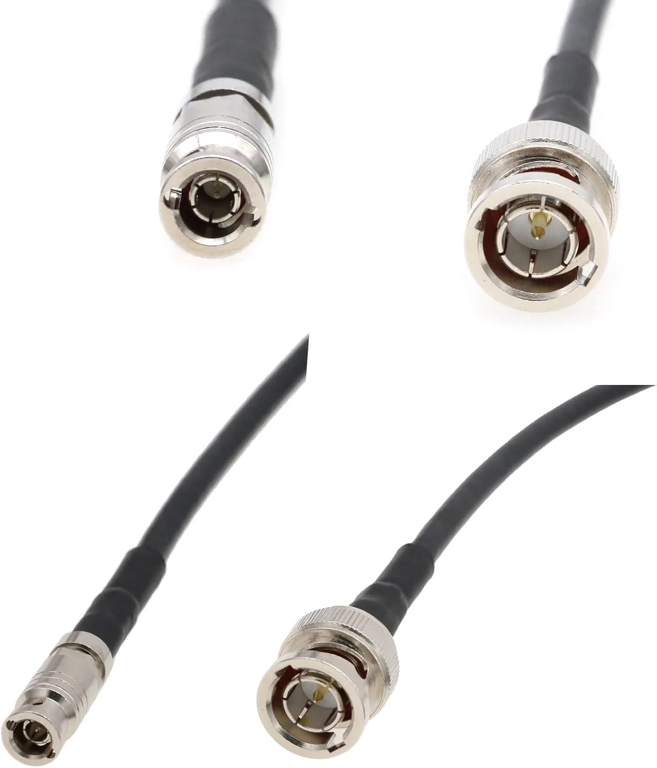 کابل ویدیویی کواکسیال SDI با کیفیت بالا HD Micro BNC به BNC استاندارد 4K 6G برای مانیتور Blackmagic Video Assist 5 اینچ و دوربین Micro Studio Camera 4K G2 ATEM 1080p50، طول 80 سانتی متر