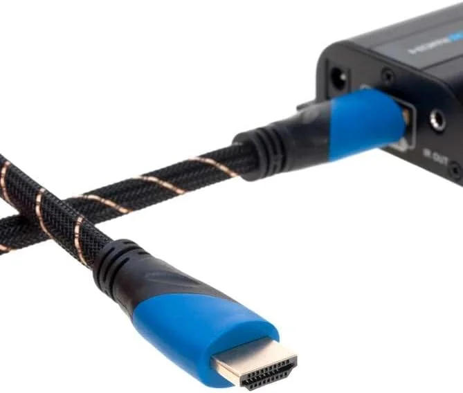 کابل HDMI 3 متری پرسرعت 4K HDR 18 گیگابیت بر ثانیه با کانال بازگشت صوتی اترنت روکش طلا 2.0 60 هرتز UHD ARC سازگار جهانی با پروژکتور HDTV، کنسول بازی، لپ تاپ سینمای خانگی (3 متر، چند رنگ)