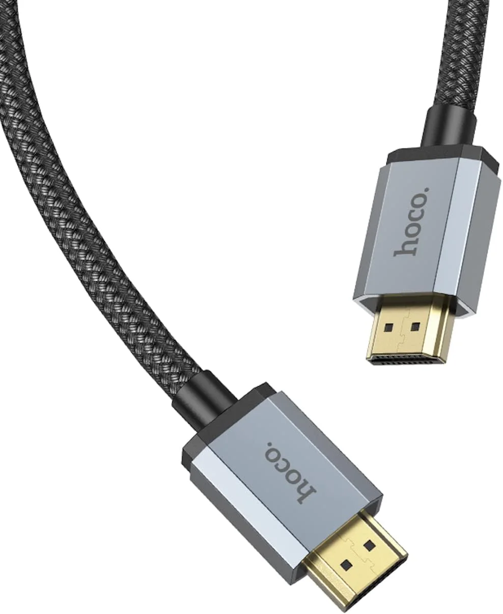 کابل هوکو US03 - HDMI 2.0 نر به نر، 4K 60Hz، 18Gbps، انتقال صدا و تصویر HD، مناسب برای مانیتور، پروژکتور، کامپیوتر، کنسول بازی، 3 متر - مشکی کابل هوکو US03 - HDMI 2.0 نر به نر، 4K 60Hz، 18Gbps، انتقال صدا و تصویر HD، مناسب برای مانیتور، پروژکتور، کامپیوتر، کنسول بازی، 3 متر - مشکی