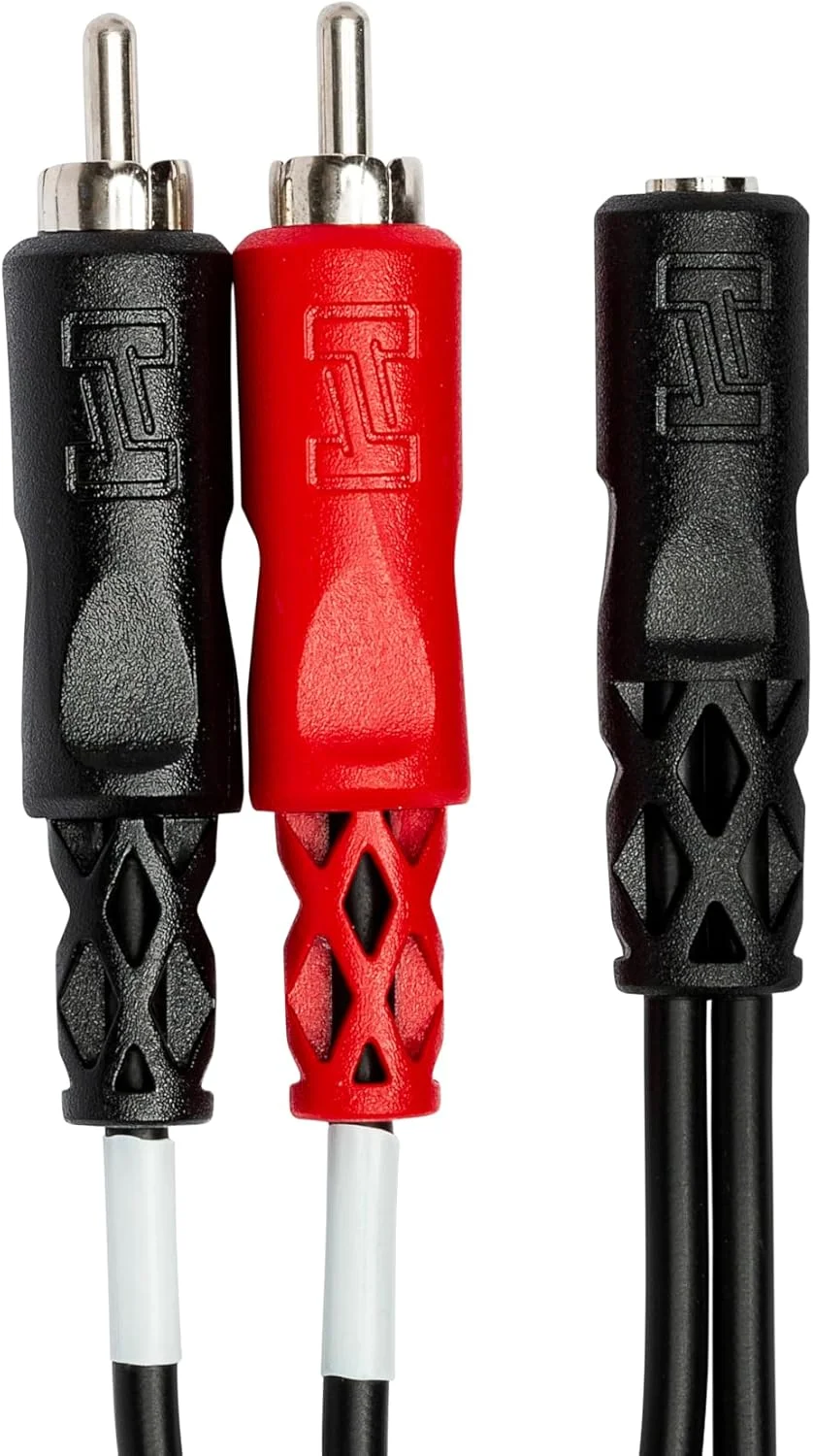 کابل تبدیل 3.5 میلی متری TRS به دوگانه RCA استریو کابل تبدیل 3.5 میلی متری TRS به دوگانه RCA استریو