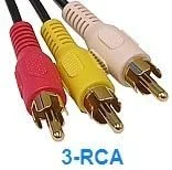 کابل صوتی/تصویری RCA با روکش طلا iMBAPrice، طول 1.8 متر کابل صوتی/تصویری RCA با روکش طلا iMBAPrice، طول 1.8 متر