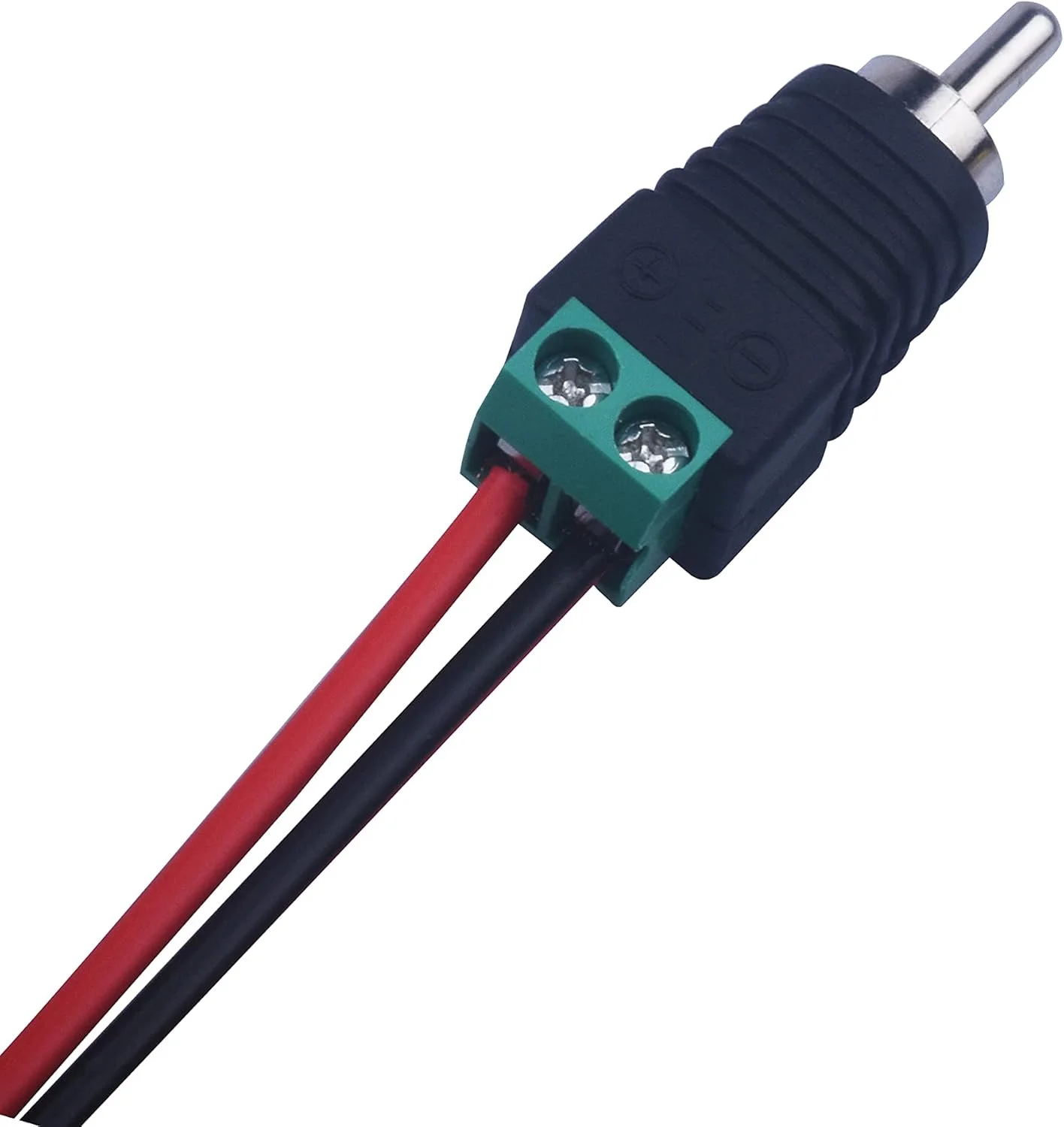 اتصال دهنده ترمینال پیچی RCA به AV Xwell، آداپتور صوتی کابل RCA، کانکتورهای سیم بلندگوی صوتی/تصویری مبدل بدون لحیم پلاگین نر RCA فونو