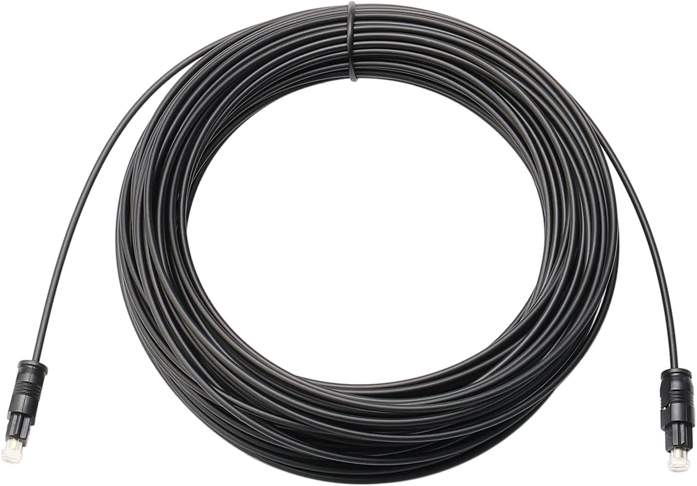 کابل صوتی و تصویری JIUWU 25 متری فیبر نوری دیجیتال مشکی SPDIF TosLink