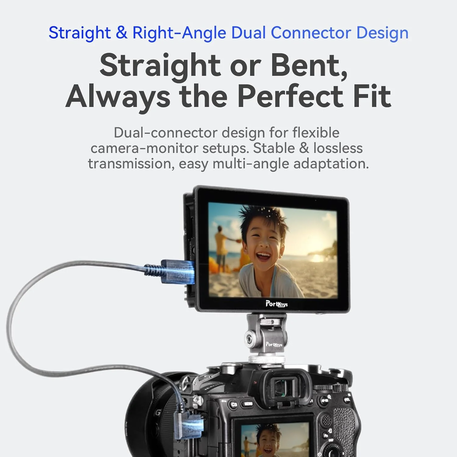 کابل HDMI 8K پورتکیز با هسته مسی، قطر 3.6 میلی‌متر، 48 گیگابیت بر ثانیه، پین کامل HDMI 2.1 با پشتیبانی از 8K@60Hz، 4K@240Hz UHD، HDMI A به A برای دوربین، HDTV، پروژکتور، کامپیوتر، Roku، Xbox، PS5، Apple TV (0.3M)