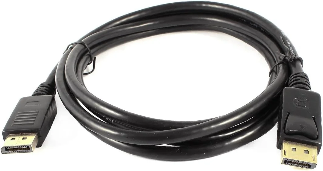 کابل اتصال DisplayPort نر به نر 2 متری برای انتقال صدا و تصویر - مشکی