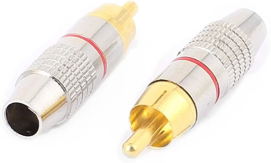 رابط اتصال RCA نری صوتی و تصویری رویلوگود 8 عددی برای سیم و کابل رابط اتصال RCA نری صوتی و تصویری رویلوگود 8 عددی برای سیم و کابل