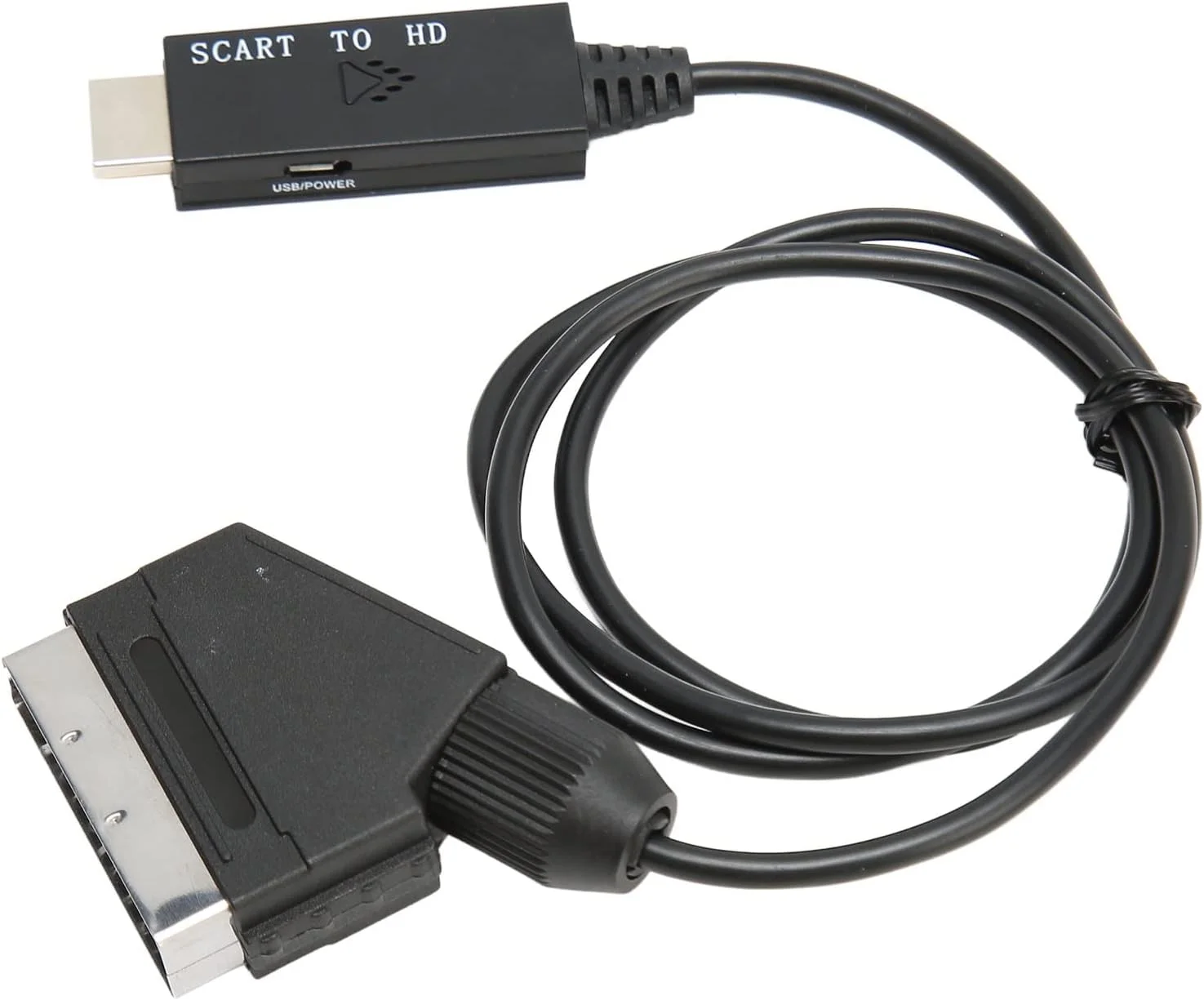 کابل SCART به HD، آداپتور تبدیل SCART به HDMI1.3 با کابل برق USB برای صدا و تصویر، سیم تبدیل SCART به HDMI کابل SCART به HD، آداپتور تبدیل SCART به HDMI1.3 با کابل برق USB برای صدا و تصویر، سیم تبدیل SCART به HDMI