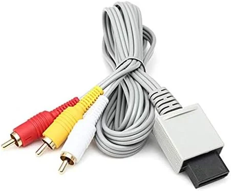 کابل AV کامپوزیت 3 RCA صوتی و تصویری SKEIDO برای نینتندو Wii کابل AV کامپوزیت 3 RCA صوتی و تصویری SKEIDO برای نینتندو Wii