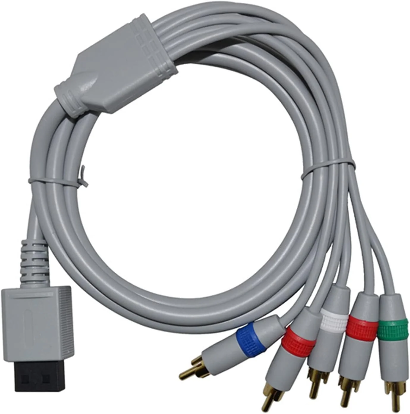 کابل کامپوننت 1080P HDTV صدا و تصویر AV 5RCA، سیم آداپتور تبدیل بازی برای لوازم جانبی نینتندو Wii