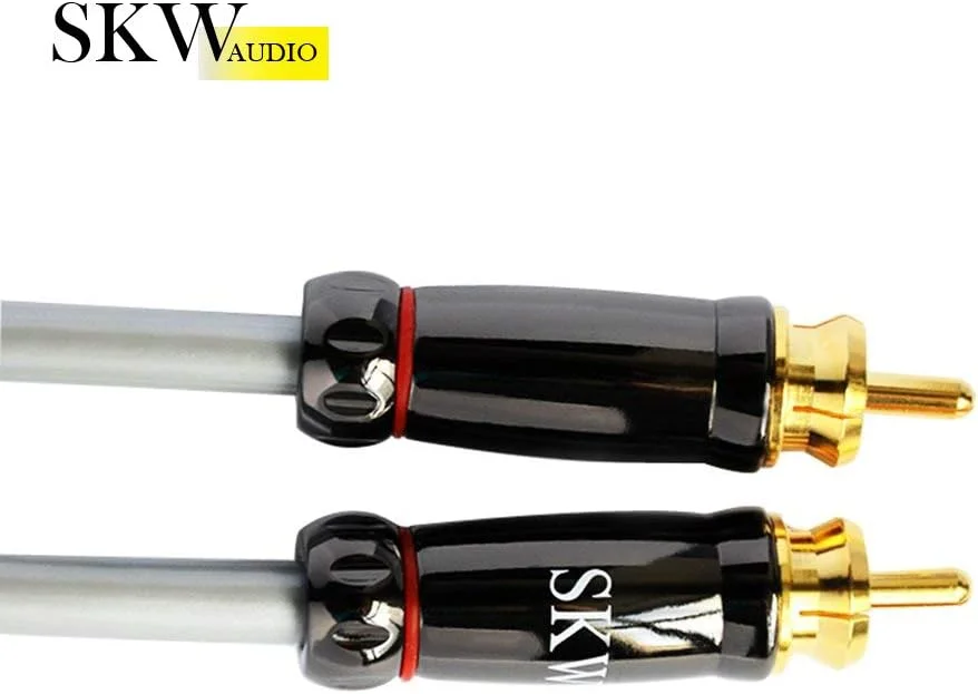 کابل ساب ووفر SKW RAC به RCA OFC، محافظ چندگانه با مس بدون اکسیژن برای سیستم های HiFi (1 متر، خاکستری) کابل ساب ووفر SKW RAC به RCA OFC، محافظ چندگانه با مس بدون اکسیژن برای سیستم های HiFi (1 متر، خاکستری)