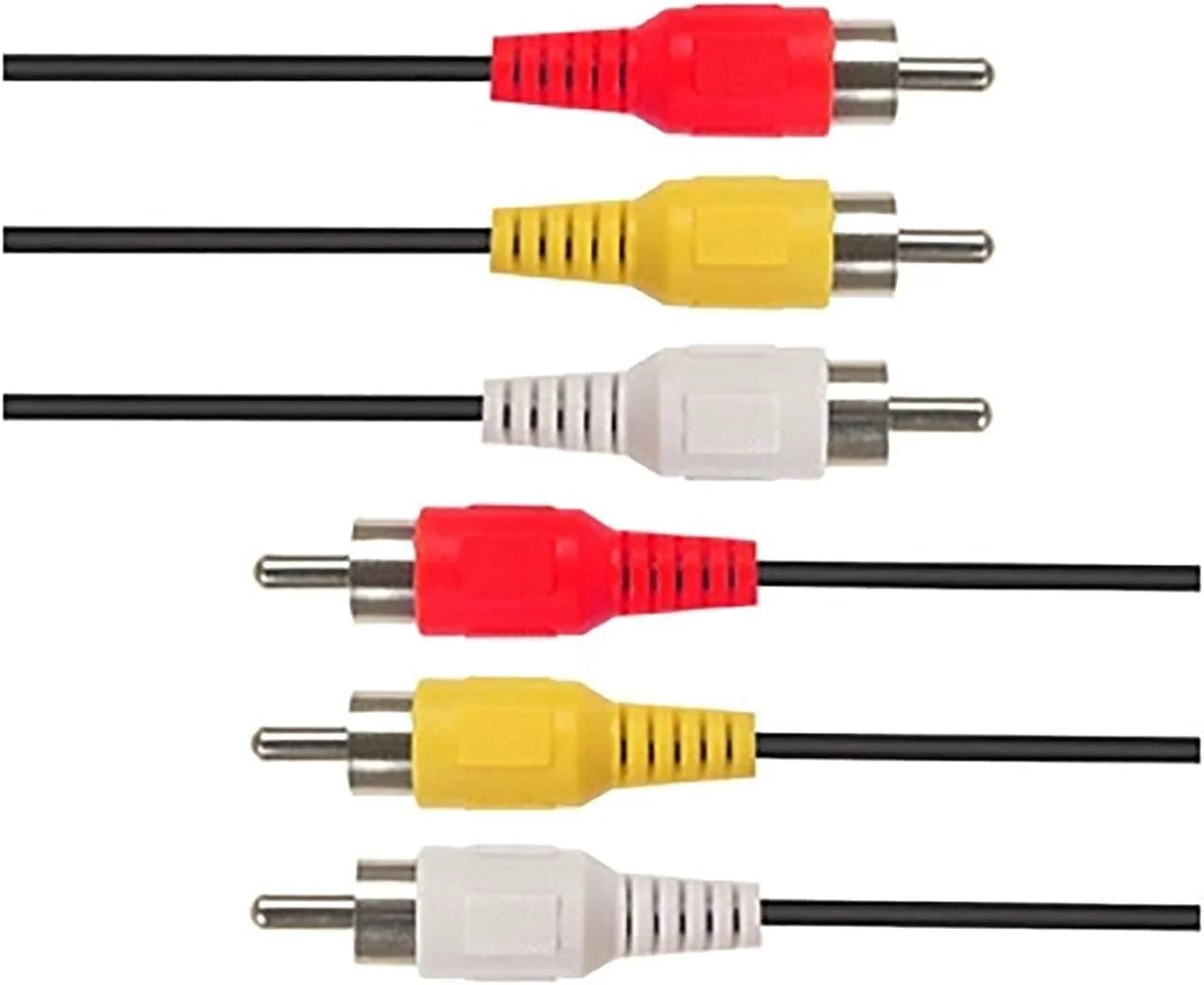 کابل RCA نر به ماده، اسپلیتر صوتی و تصویری AV، آداپتور برای تلویزیون، دستگاه DVD و اسپلیتر ویدئویی HD-TV (1 متر، 3 نر - 3 نر) کابل RCA نر به ماده، اسپلیتر صوتی و تصویری AV، آداپتور برای تلویزیون، دستگاه DVD و اسپلیتر ویدئویی HD-TV (1 متر، 3 نر - 3 نر)