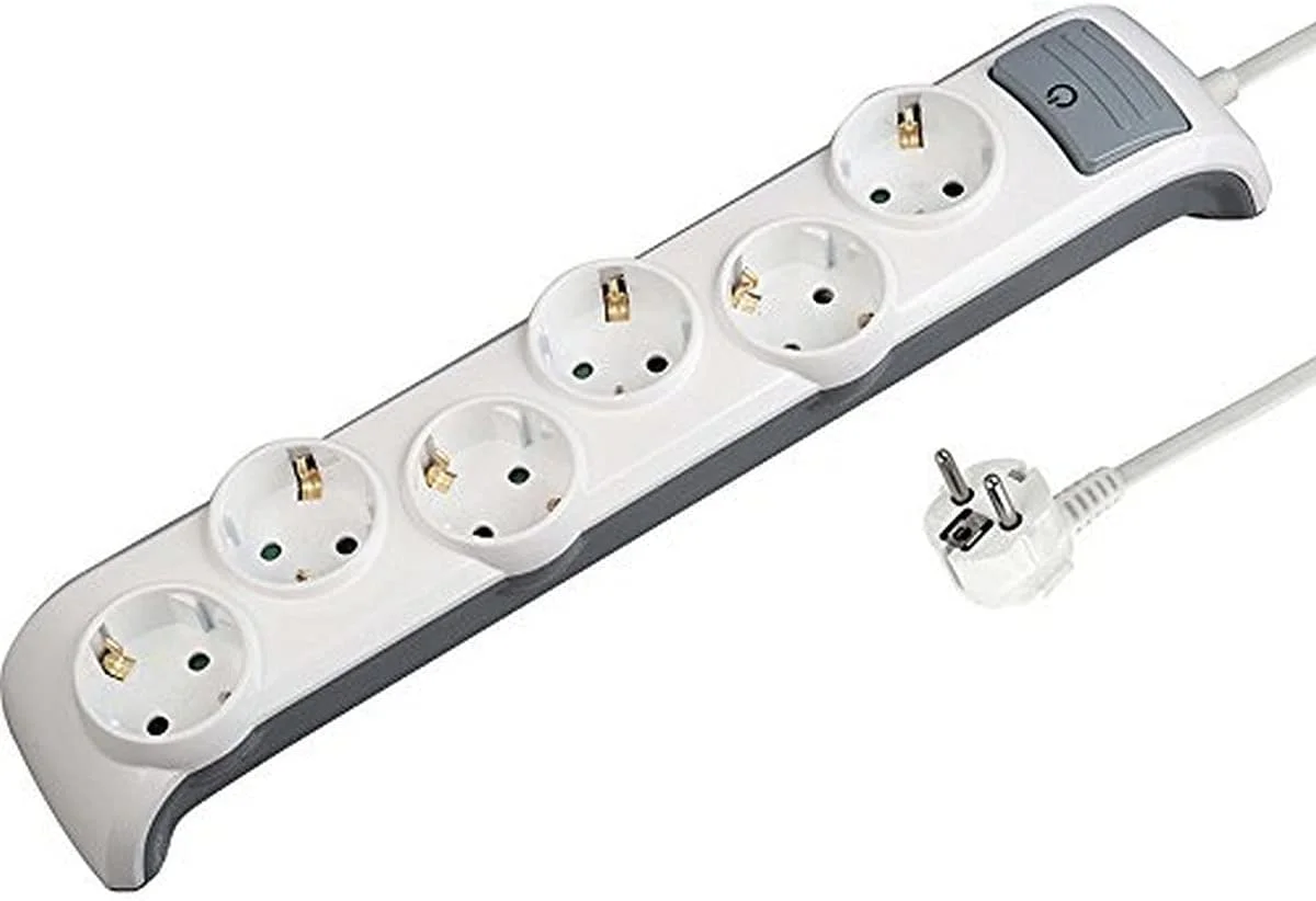 Electraline 62507 محافظ برق - سفید