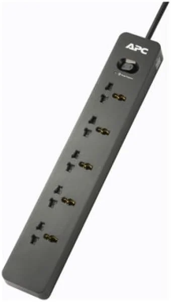 محافظ برق ضروری، دارای 5 پریز جهانی، 700 ژول، کابل 1.5 متری، دوشاخه BS1363 - PME5B-MS
