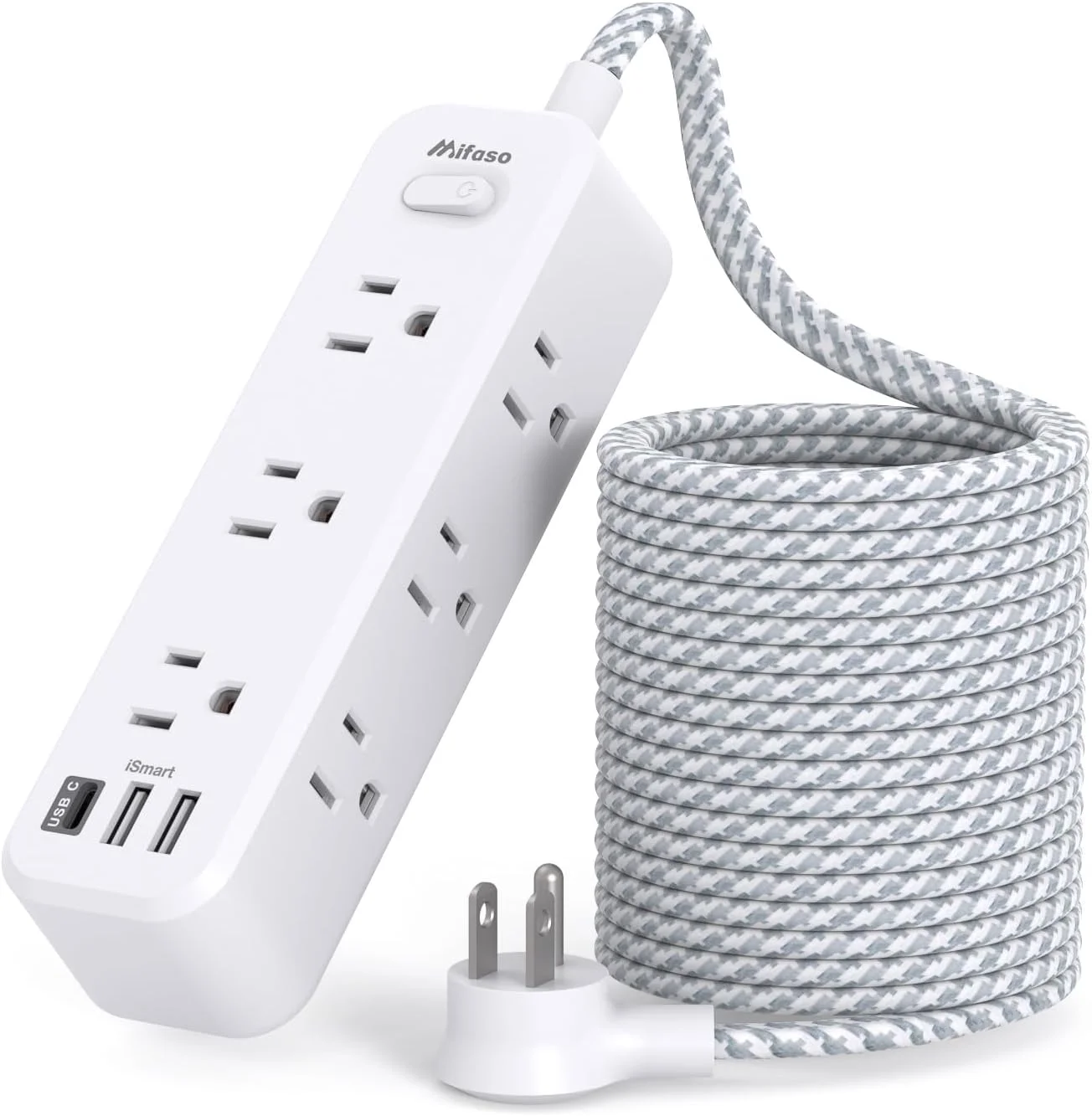 محافظ برق سیم سیار 4.5 متری با 9 پریز و 3 پورت USB