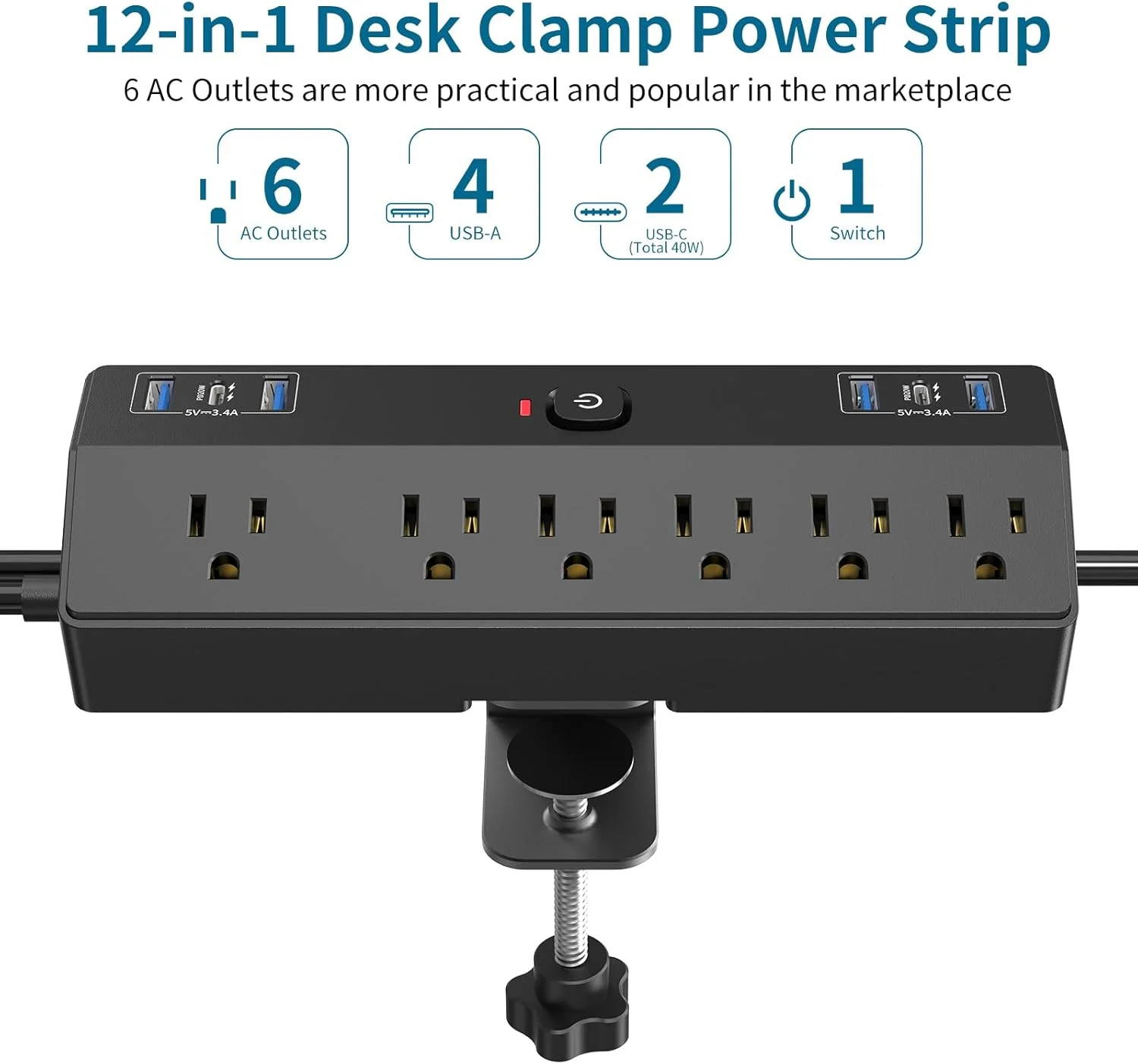 محافظ برق سریع 40 واتی با 2 پورت USB-C PD