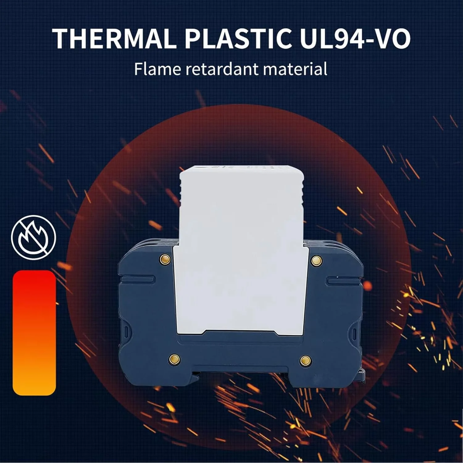 محافظ ولتاژ گیر GEYA 20KA-40KA SPD، محافظ ولتاژ خانگی، ریل DIN (2P, AC440V)