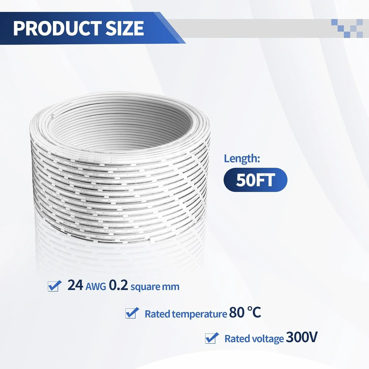 سیم سنسور درب گاراژ 15 متری 24 AWG - کابل 2 سیمه ولتاژ پایین برای بازکننده ها، ترموستات ها و اینترکام ها (سیم جایگزین جهانی، روکش PVC بادوام) سیم سنسور درب گاراژ 15 متری 24 AWG - کابل 2 سیمه ولتاژ پایین برای بازکننده ها، ترموستات ها و اینترکام ها (سیم جایگزین جهانی، روکش PVC بادوام)