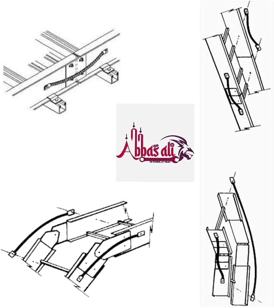 سیم اتصال زمین مسی عباسعلی برای سینی کابل (بسته 25 عددی)