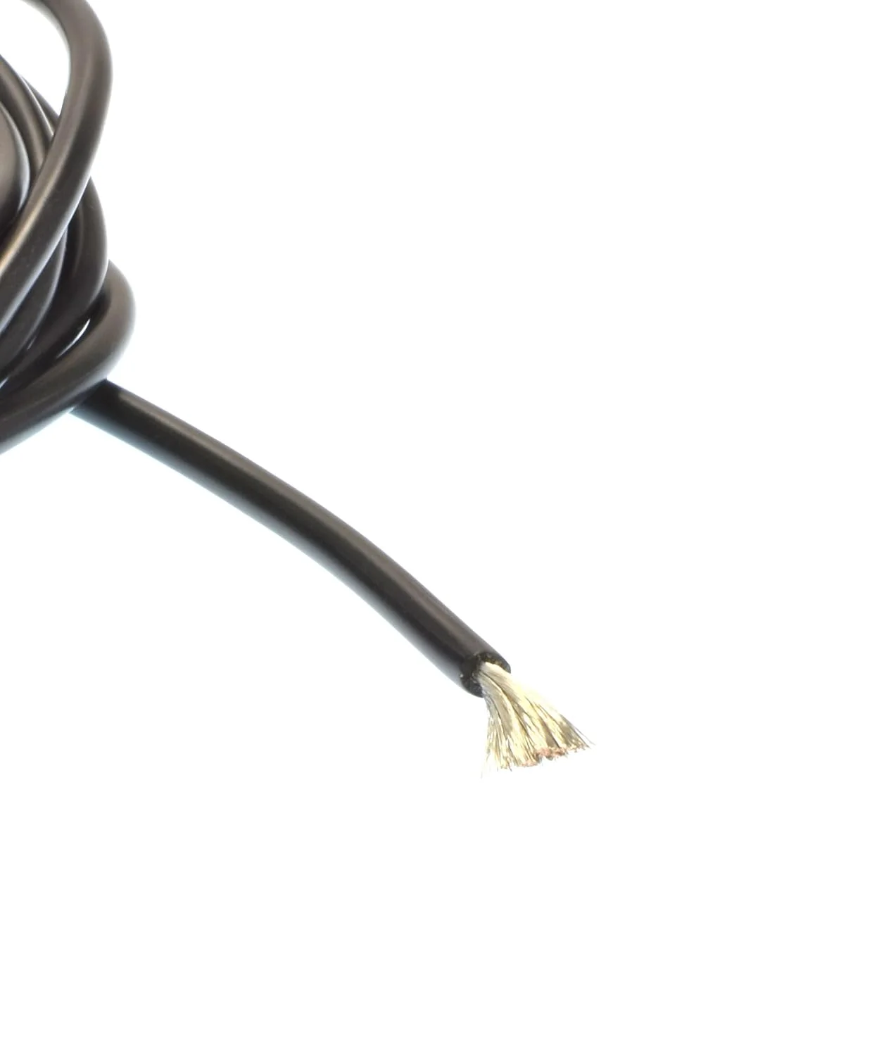 سیم مسی عایق سیلیکونی فوق العاده انعطاف پذیر 3 متری مشکی گیج 14 Apex RC Products مدل 1151