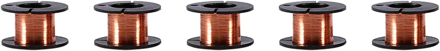 سیم لاکی AWG 0.1mm - سیم مسی لعاب دار - سیم پیچی لاکی لعاب دار، طول سیم 15 متر سیم لحیم کاری