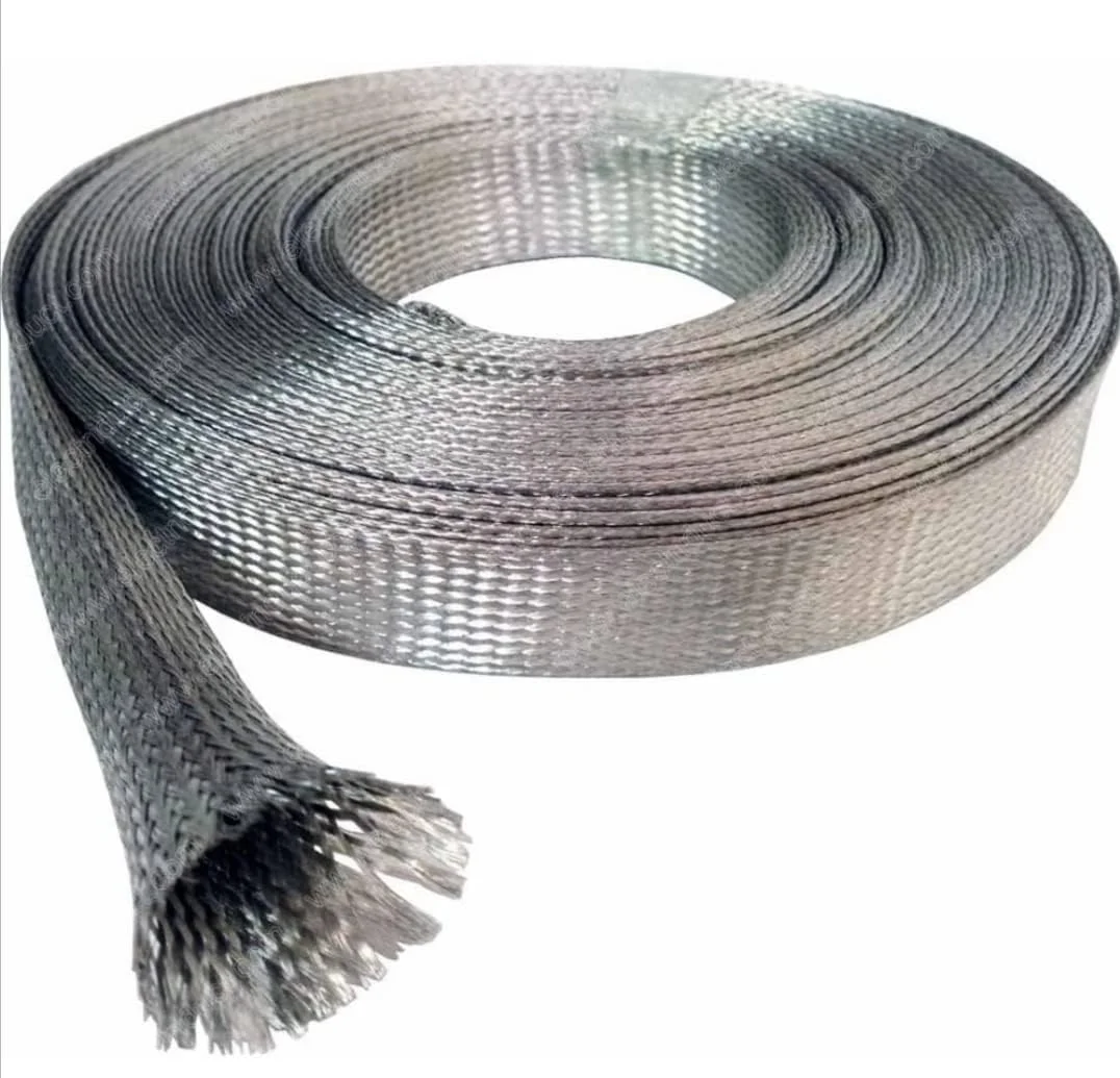 سیم بافته مسی قلع اندود شده، رول ۱۰۰ متری (۱۰ میلی متر)