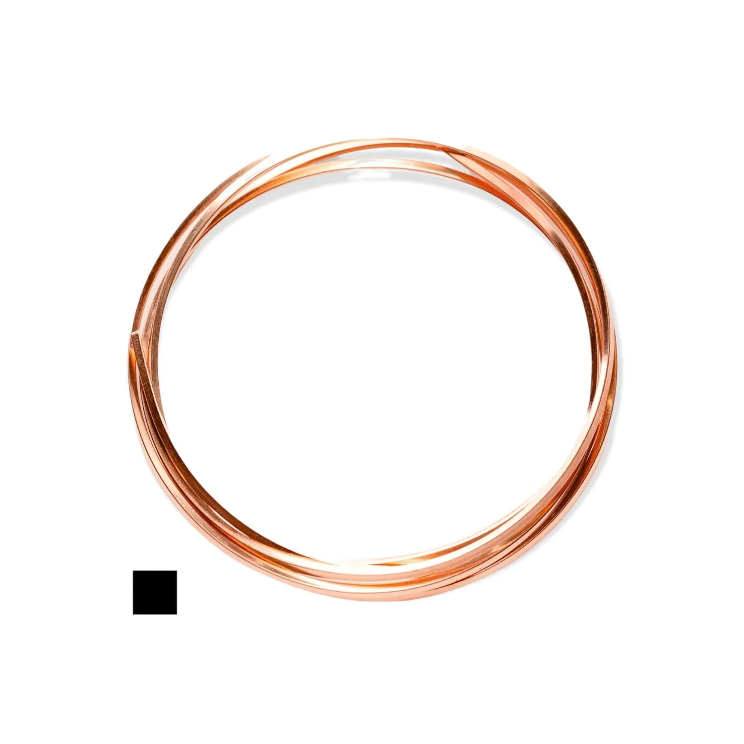 سیم مسی با ضخامت 20، مس خالص 99.9% (مربع)، نرم، CDA #110 ساخت آمریکا - 4.5 متر