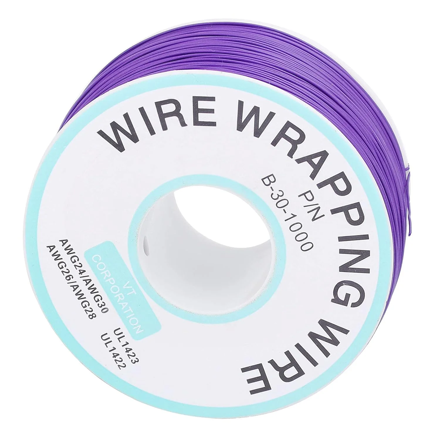 سیم مسی، کیت سیم مسی سیم لحیم کاری سیم برد مدار چاپی سیم پرنده سیم قلع اندود تک رشته ای خط اتصال الکترونیکی (بنفش)