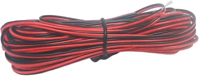سیم رابط 2 پین 20 متری Duravel، مناسب برای نوارهای LED، مشکی قرمز، سیم برق حرفه ای سیم رابط 2 پین 20 متری Duravel، مناسب برای نوارهای LED، مشکی قرمز، سیم برق حرفه ای