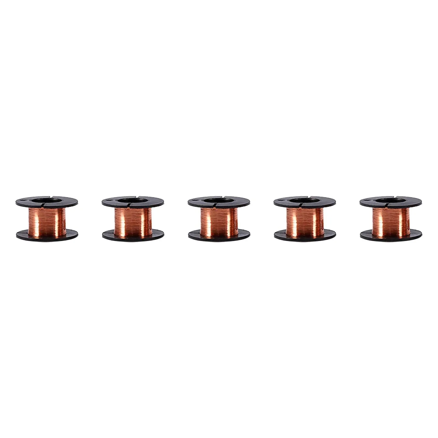 سیم تعمیر روکش دار مسی با رسانایی الکتریکی بالا، 0.1 میلی متر طول 12 متر 5 عدد برای تعمیر و نگهداری حرفه ای تلفن های همراه، کامپیوترها، لپ تاپ ها و سایر مادربردها