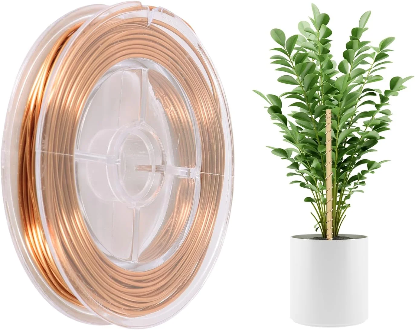 آنتن باغبانی الکتروکالچر، سیم پیچی سیم مسی لعاب دار 10 متری، سیم مسی برای باغبانی، سیم مسی خالص برای باغبانی، سیم پیچ آنتن مسی الکتروکالچر برای رشد گیاهان باغ