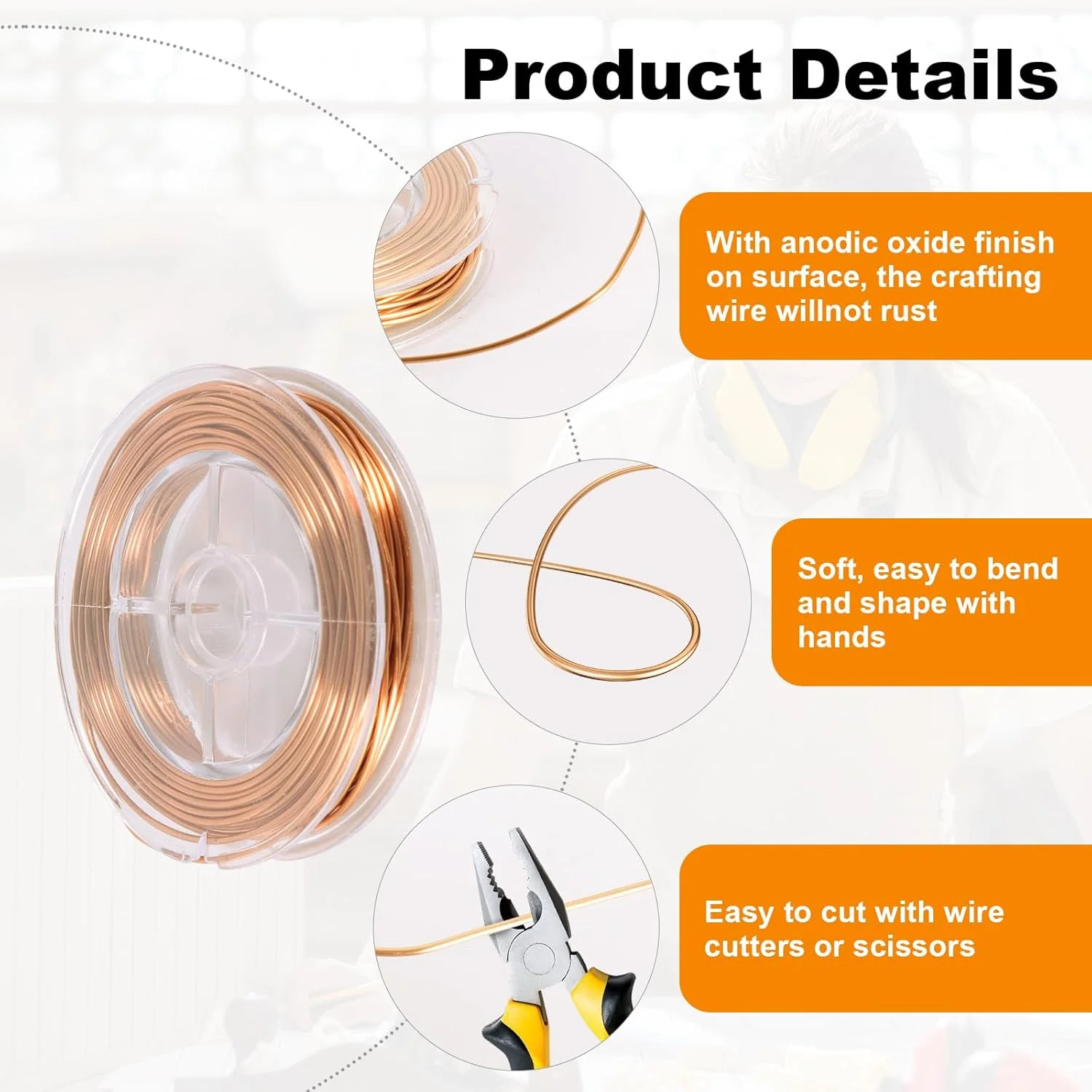 آنتن باغبانی الکتروکالچر، سیم پیچی سیم مسی لعاب دار 10 متری، سیم مسی برای باغبانی، سیم مسی خالص برای باغبانی، سیم پیچ آنتن مسی الکتروکالچر برای رشد گیاهان باغ