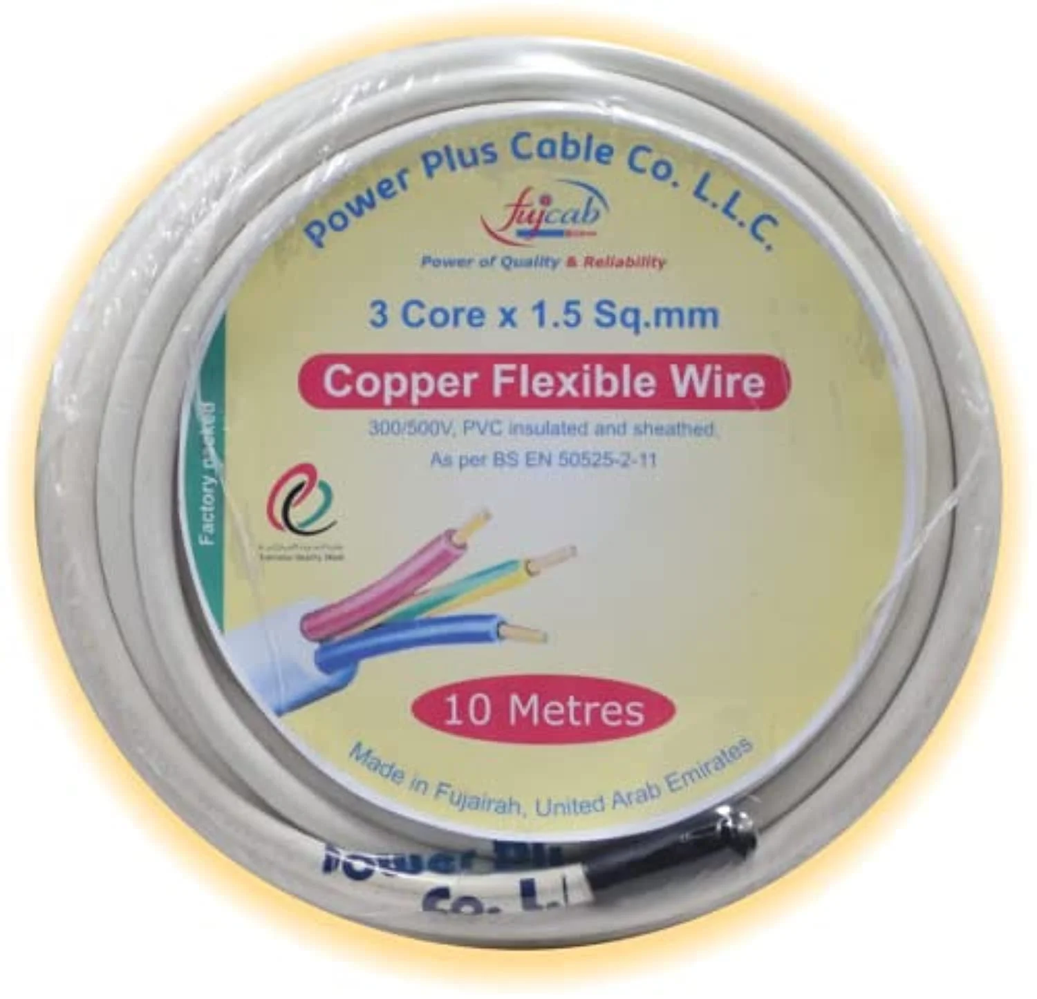 سیم مسی PVC الکتریکی فوجکاب (10 متر)