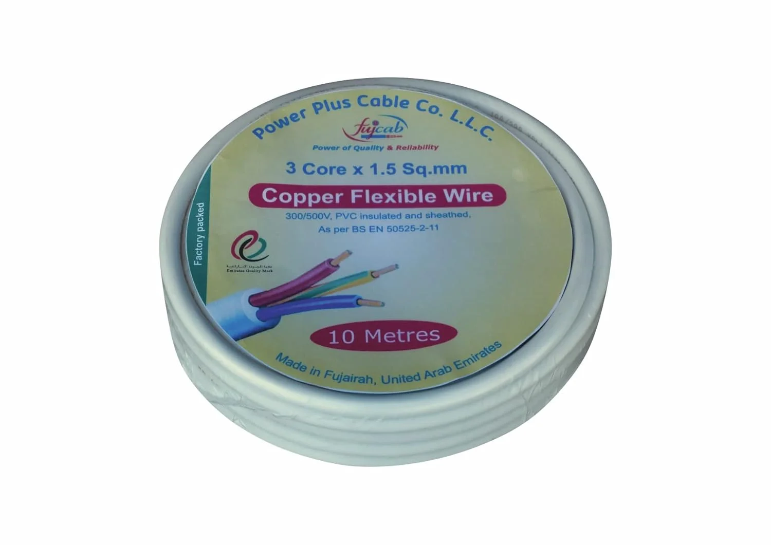 سیم مسی PVC الکتریکی فوجکاب (10 متر)