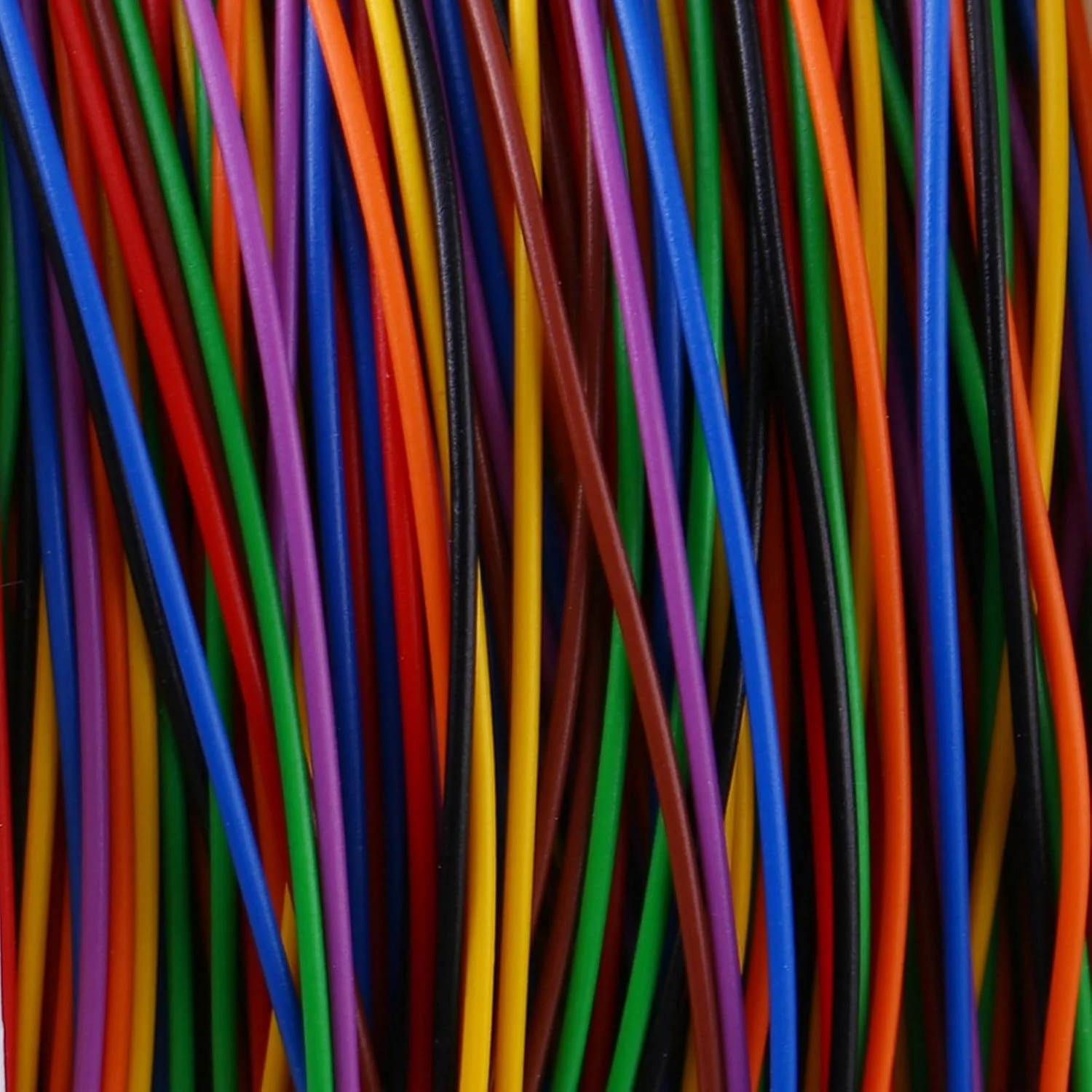 سیم مسی قلع اندود شده جیاوو با عایق چند رنگ برای لپ تاپ، مادربرد، نمایشگر LCD، برد بورد، تست الکترونیکی، 250 متر 8 سیم، برای سازماندهی و لحیم کاری