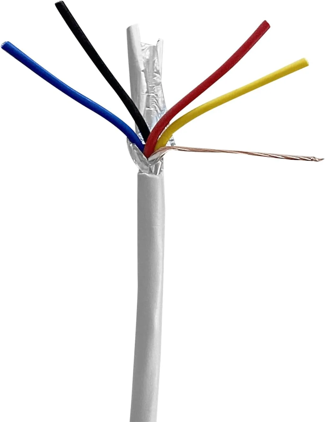 سیم/کابل شیلددار افشان 4 سیمه 18/4 AWG به طول 50 فوت مناسب موتورهای CNC/استپر سیم/کابل شیلددار افشان 4 سیمه 18/4 AWG به طول 50 فوت مناسب موتورهای CNC/استپر