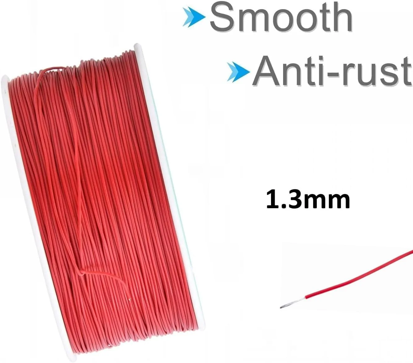 سیم مسی قلع اندود عایق الکتریکی Melfi™ - قطر خارجی 1.3 میلی متر، 100 متر قرمز، راه حل سیم کشی الکتریکی ممتاز سیم مسی قلع اندود عایق الکتریکی Melfi™ - قطر خارجی 1.3 میلی متر، 100 متر قرمز، راه حل سیم کشی الکتریکی ممتاز