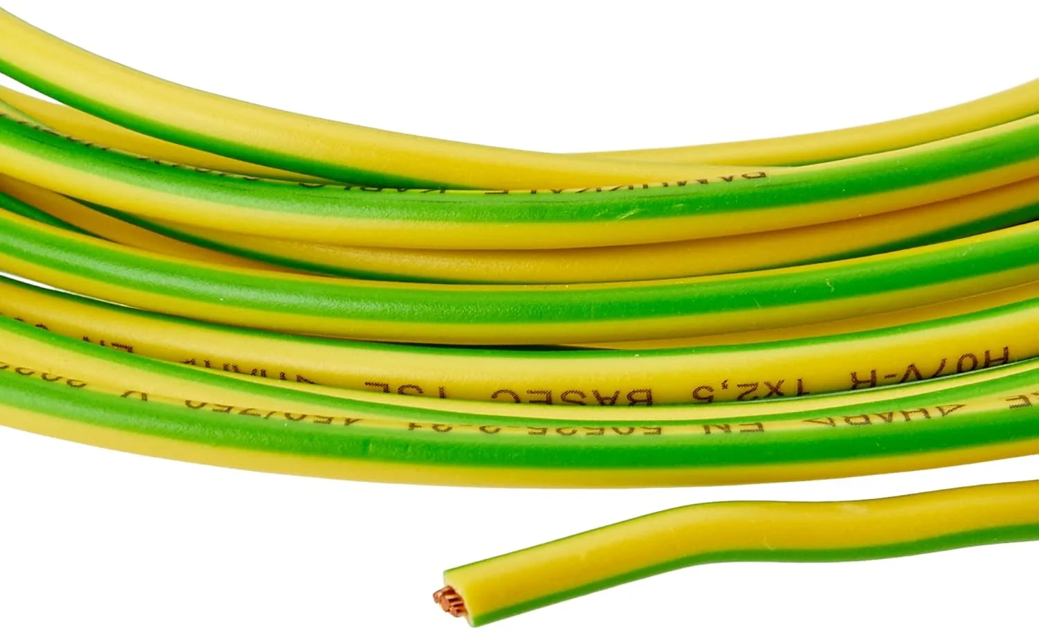 کابل ارت تک هسته ای گرد مری وی BH01515، 6491X 2.5 میلی متر زرد و سبز، 5 متر (16.5 فوت) کابل ارت تک هسته ای گرد مری وی BH01515، 6491X 2.5 میلی متر زرد و سبز، 5 متر (16.5 فوت)