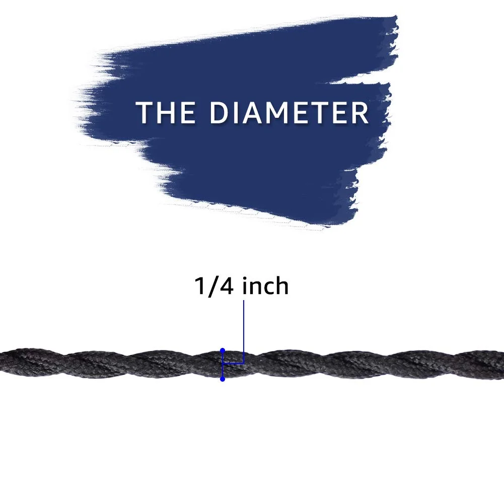 سیم روکش پارچه ای بافته شده 7.5 متری، سیم برق صنعتی 18/2، سبک قدیمی گیج 18 برای لامپ های قدیمی، پروژه های DIY (قهوه ای شکلاتی) سیم روکش پارچه ای بافته شده 7.5 متری، سیم برق صنعتی 18/2، سبک قدیمی گیج 18 برای لامپ های قدیمی، پروژه های DIY (قهوه ای شکلاتی)