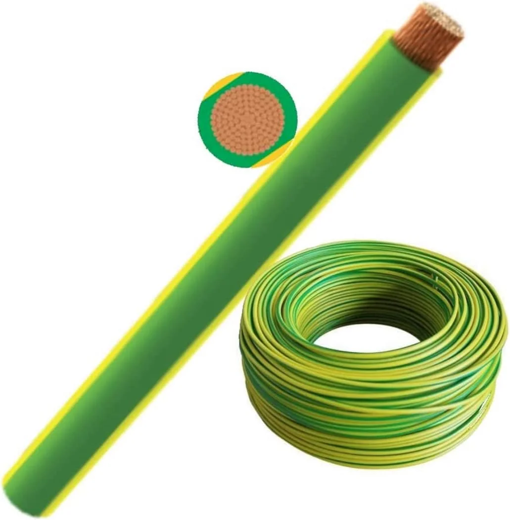 سیم تابلویی 10 میلی متری انعطاف پذیر، تک رشته، مس خالص، مقاوم در برابر حرارت تا 105 درجه سانتیگراد، طول قابل تنظیم (1 متر، مشکی)